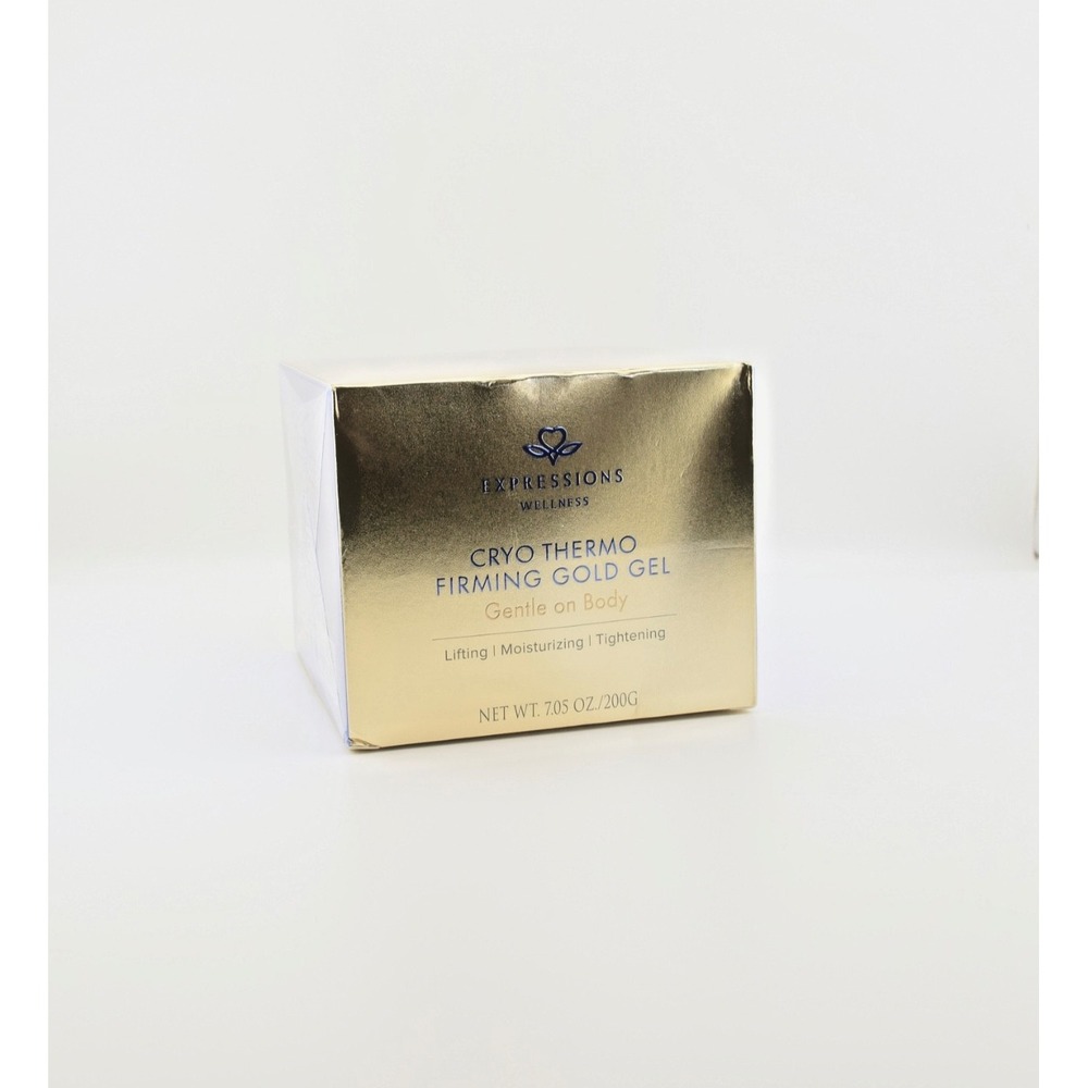 Expressions Wellness Cryo Thermo Firming Gold Gel 200g 7.05oz NEW SEALED